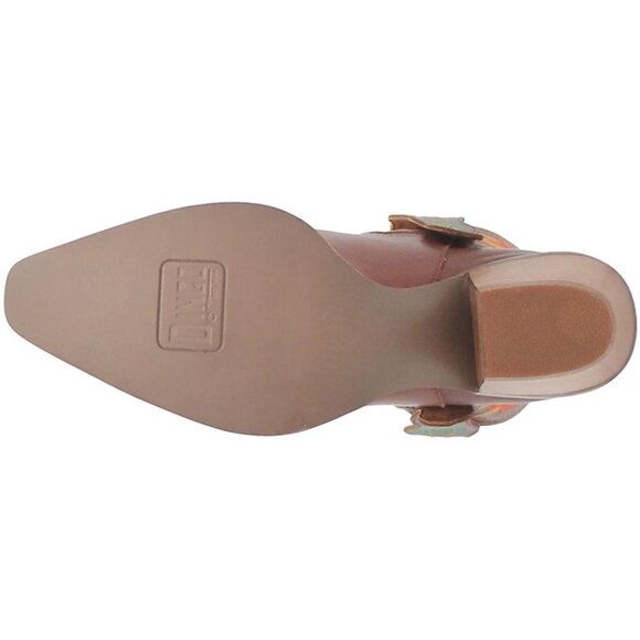 Dingo Play Pretty Embroidered Floral Snip Toe Cowboy Booties - Picture 5 of 5